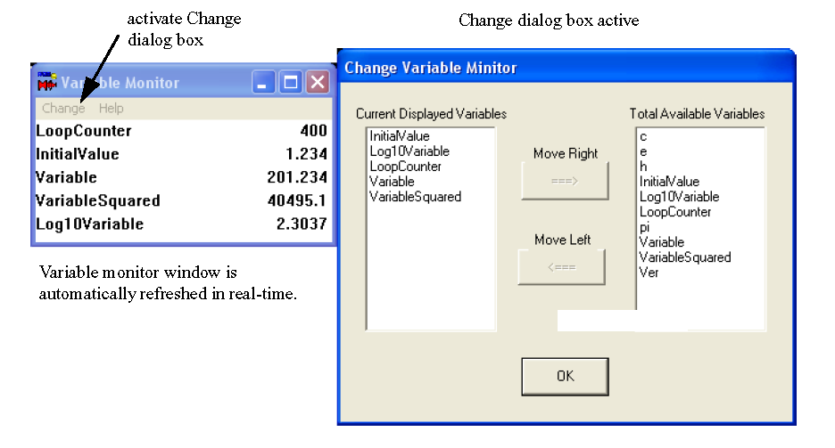 Variable monitor